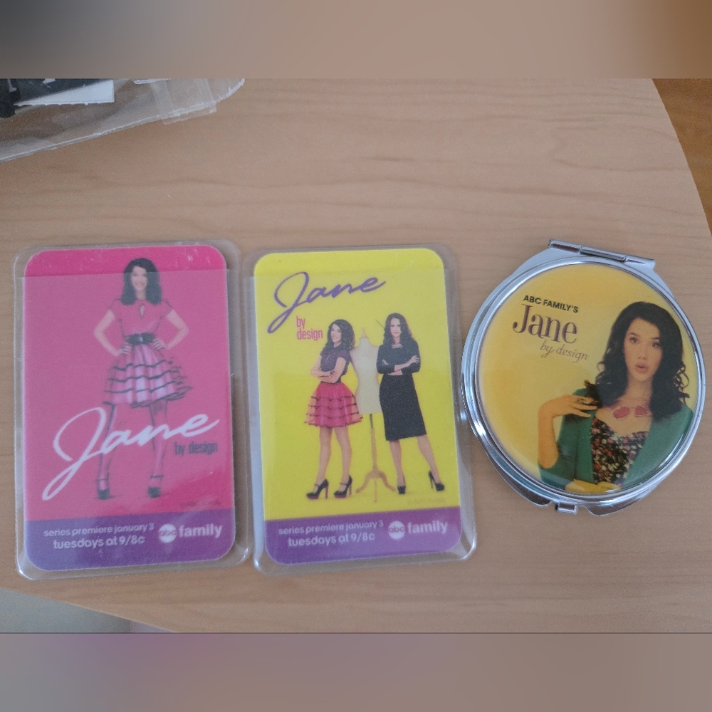 RARE Jane by Design Promotional nail file Mirrors and Compact Mirror